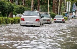 آبگرفتگی محورهای مواصلاتی خوزستان؛ توصیه پلیس به استفاده از مسیرهای جایگزین