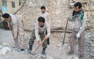 برگزاری اردوی جهادی سردار شهید محمدرضا علیخانی در کوی گلدشت اهواز