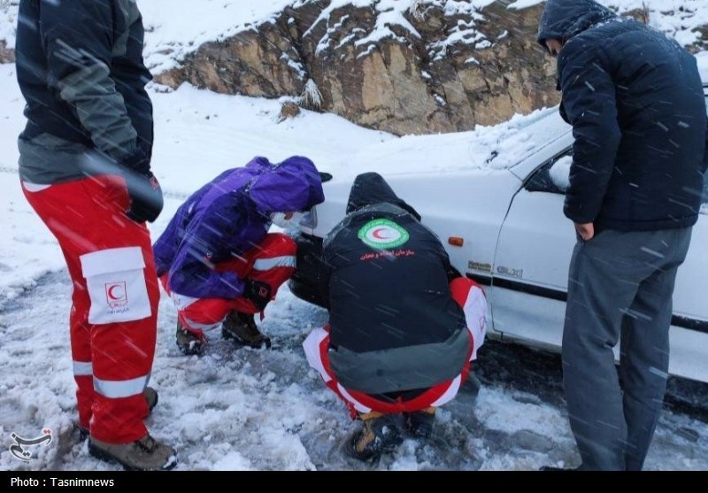 زنجان در آغوش نخستین برف پاییزی/ هشدار سطح نارنجی صادر شد