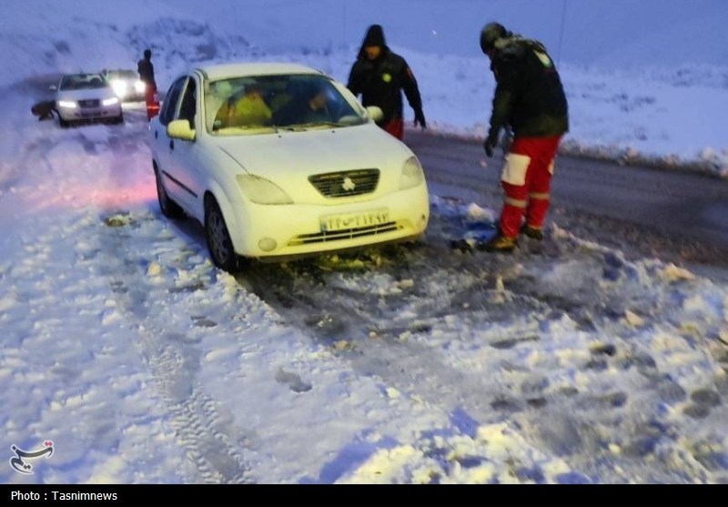 زنجان در آغوش نخستین برف پاییزی/ هشدار سطح نارنجی صادر شد