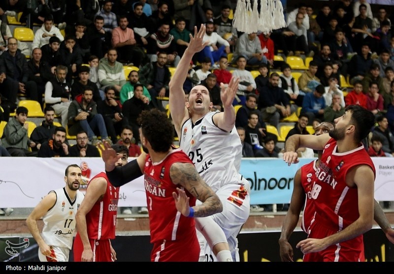 سوپرلیگ بسکتبال| پیروزی بزرگ گلنور مقابل مدافع عنوان قهرمانی اخبار اصفهان , اخبار استان اصفهان ,