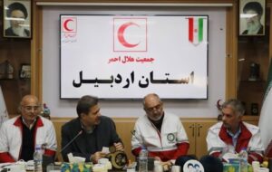 مدیرعامل جمعیت هلال احمر اردبیل معارفه شد