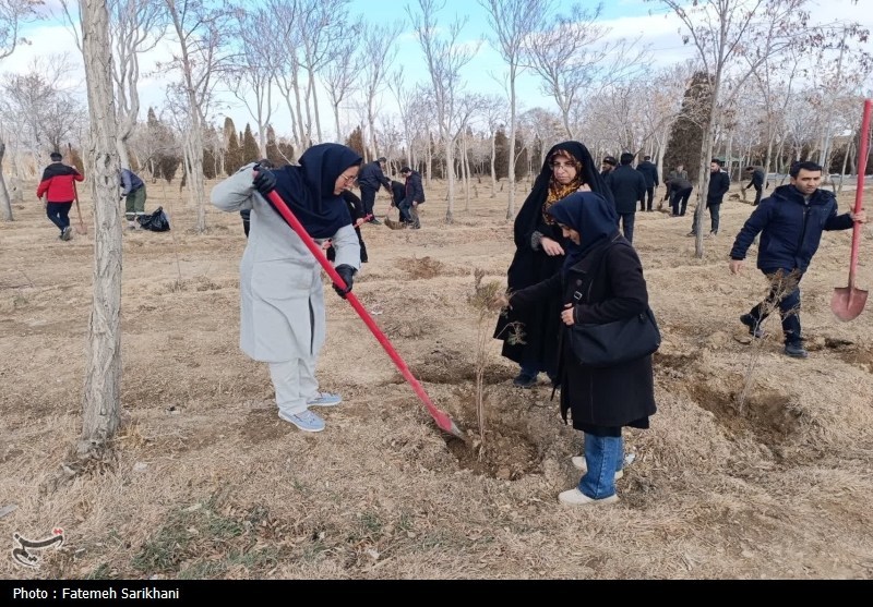 630 نهال به نیت شهید سلیمانی در اراک کاشته شد
