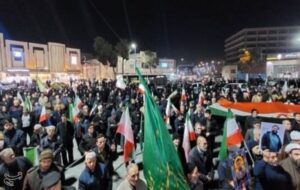 اجتماع مردم انقلابی شهر ری در اعلام انزجار از اغتشاشگران