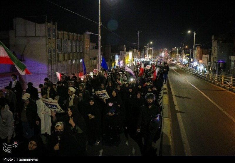 اغتشاشات ایران , راهپیمایی , اخبار قم , 