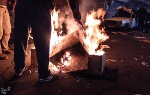 پاسخ قاطع پلیس به اخلالگران در مراسم تشییع در شهرستان ملکشاهی