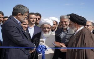 افتتاح طرح بزرگ رینگ آبرسانی شهر یزد