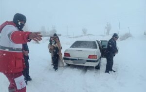 بارش برف و مه‌گرفتگی در محورهای کوهستانی مازندران