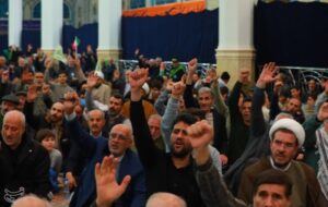 بیعت پرشور مردم قزوین با امام زمان(عج) در مسجد مقدس جمکران