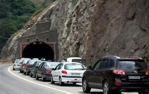 ترافیک پرحجم در محورهای مواصلاتی استان مازندران
