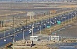 ترافیک پرحجم و سنگین در جاده‌های شمال