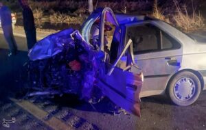 تصادف مرگبار پژو 405 و پژو پارس در محور باشماق مریوان+تصاویر