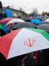 طنین «ایران مقتدر؛ ملت پیروز» در خیابان‌های گیلان با باران الهی