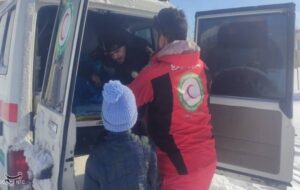 نجات 2 مادر باردار پس از 10 ساعت تلاش نجاتگران هلال‌احمر