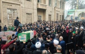 وداع باشکوه گرگانی‌ها با شهید حسینی/بسیج در میدان تبیین هم شهید می‌دهد