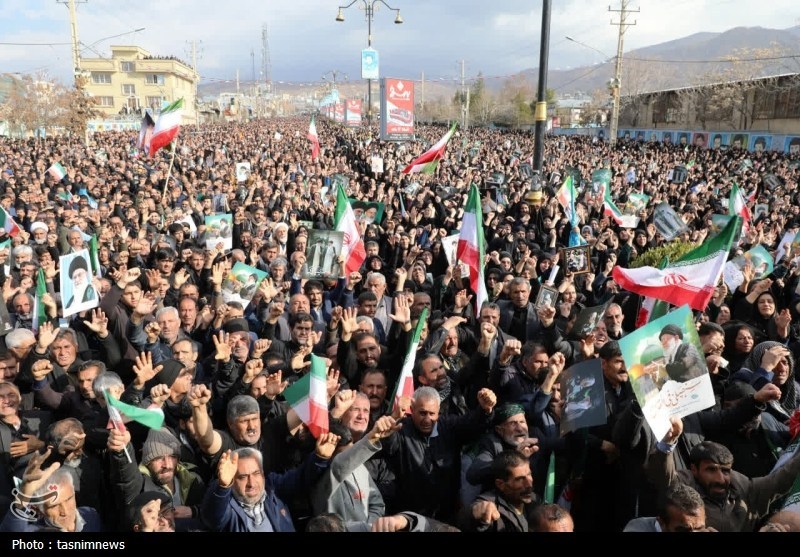 اجتماع بی نظیر عزاداران رهبر معظم انقلاب در یاسوج +تصاویر