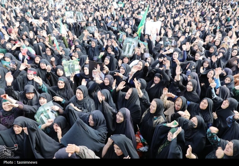 اجتماع بی نظیر عزاداران رهبر معظم انقلاب در یاسوج +تصاویر