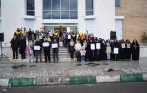 اجتماع مردمی و دانشجویی در حمایت از صنعت برق زنجان