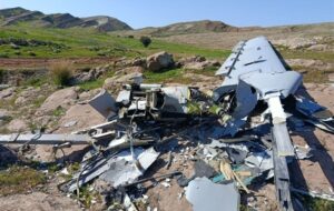 انهدام پهپاد هرمس 900 اسرائیلی با عملیات موفق پدافند‌ + تصاویر