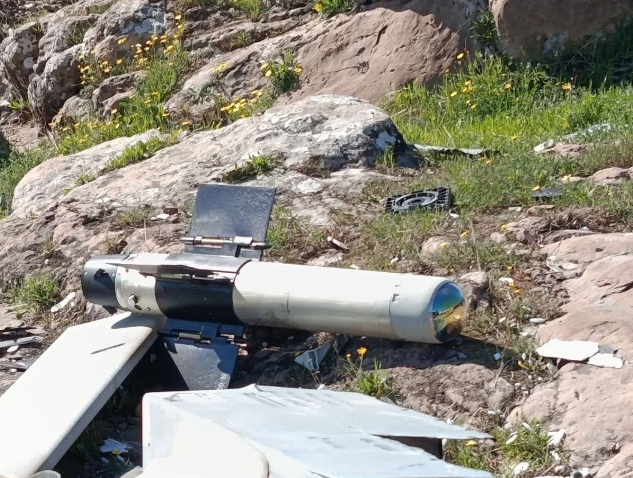 انهدام پهپاد هرمس 900 اسرائیلی با عملیات موفق پدافند‌ + تصاویر