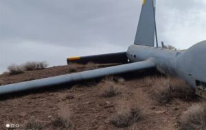 انهدام پهپاد پیشرفته هرمس اسرائیل ‌در آسمان قصر‌شیرین