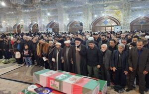 بدرقه بارانی شهدا در شیراز