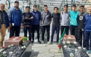 تجدید میثاق دو و میدانی کاران ملی پوش استان با آرمان های شهداء