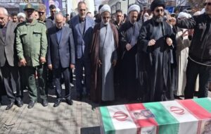 تشییع باشکوه شهید ستار خدابخش در زنجان