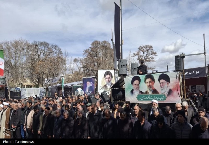 تشییع باشکوه شهید ستار خدابخش در زنجان