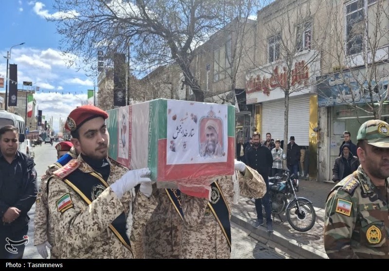 تشییع باشکوه شهید ستار خدابخش در زنجان