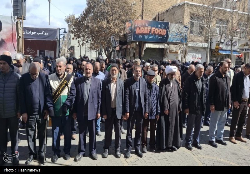 تشییع باشکوه شهید ستار خدابخش در زنجان