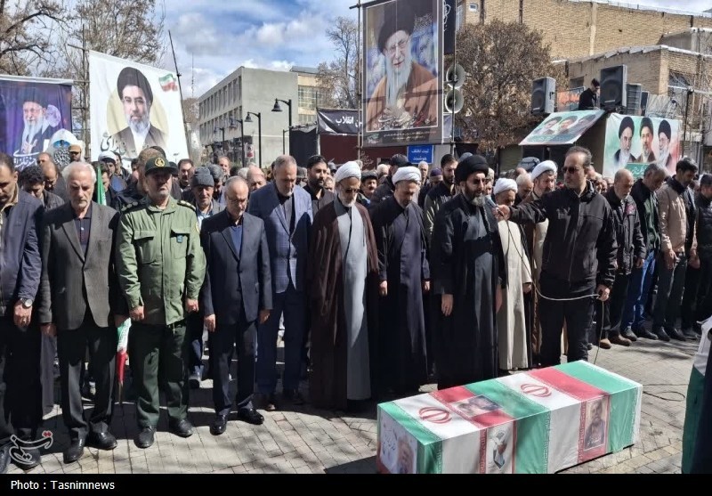 تشییع باشکوه شهید ستار خدابخش در زنجان