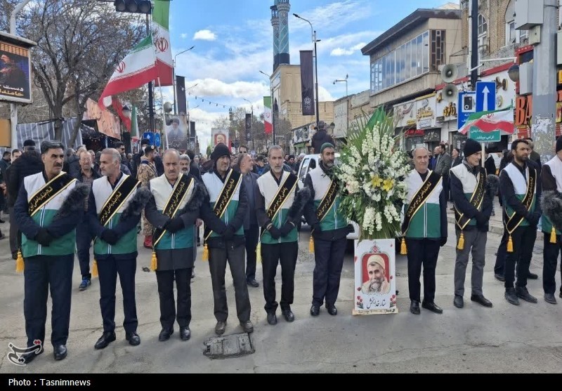 تشییع باشکوه شهید ستار خدابخش در زنجان