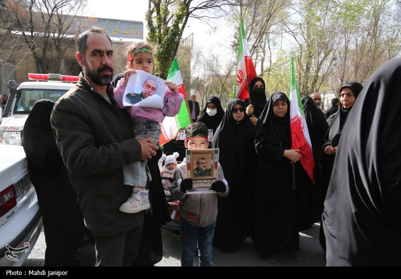 تشییع شهدای جنگ رمضان در اصفهان؛شکوه مقاومت و وفاداری