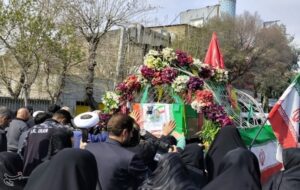 تشییع پیکر پاسدار شهید محمدباقر دژبان در شهرری برگزار شد