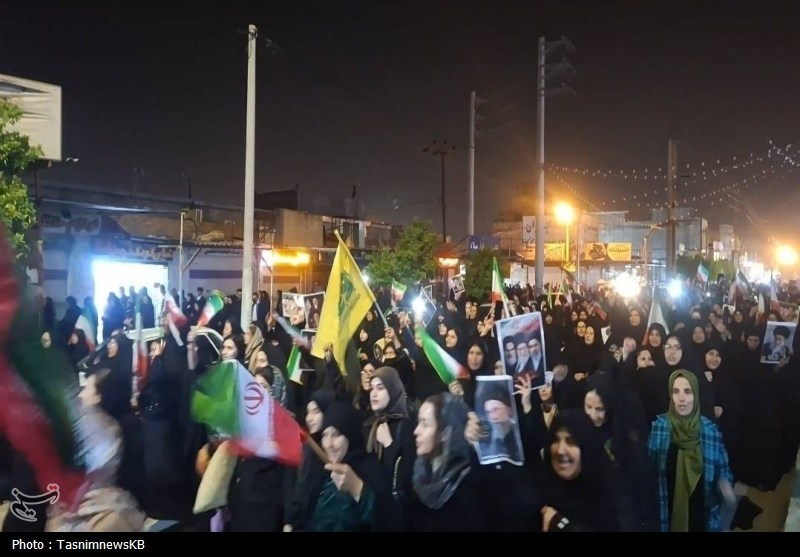 حضور پرشور مردم کهگیلویه در دفاع از انقلاب + تصاویر اخبار کهگیلویه , شهید امام خامنه ای (ره) ,