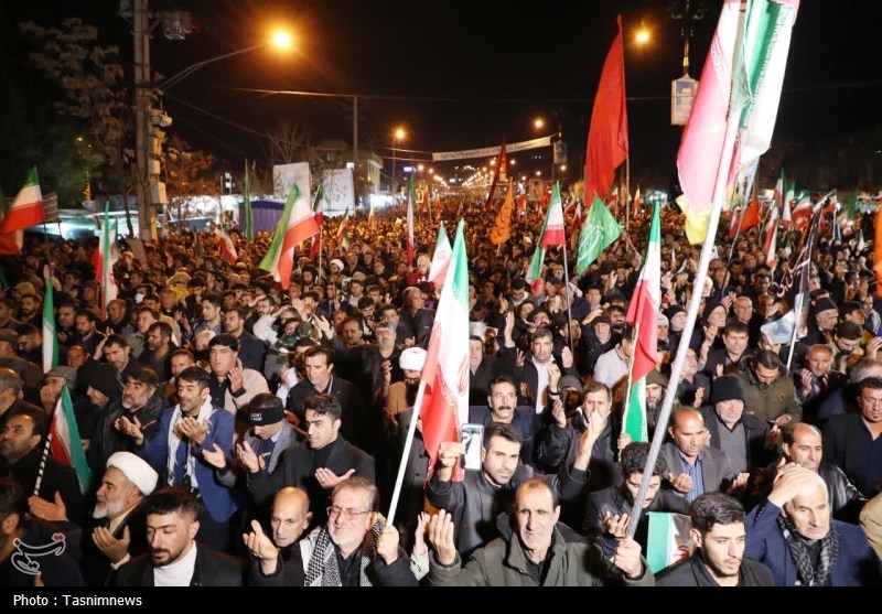 خروش مردم یاسوج علیه آمریکا و رژیم صهیونیستی+تصاویر شهید امام خامنه ای (ره) , اخبار یاسوج ,