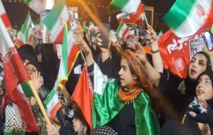 دختران کهگیلویه برای خونخواهی رهبر شهید به میدان آمدند + تصاویر