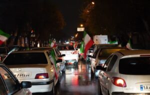 در سوگ قائد شهید/ خروش خودرویی مردم شیراز