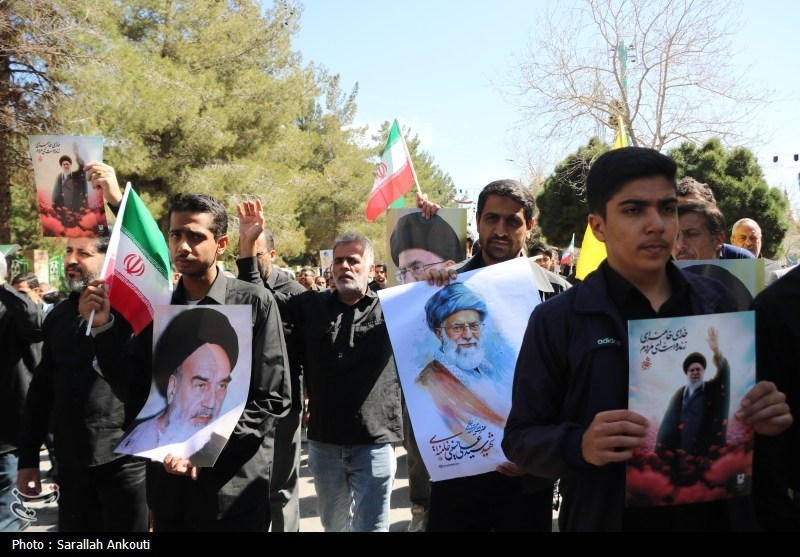 آیت‌الله سید علی خامنه‌ای , شهادت , استان کرمان , اخبار استان کرمان , راهپیمایی , 