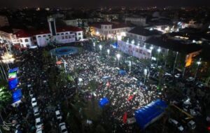 رشت در قرار هفتم؛ «یا حیدر کرار» زیر باران رحمت