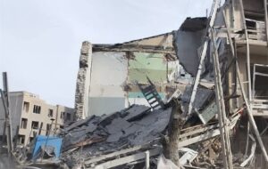 ساختمان هلال‌احمر مهاباد در حمله آمریکایی ـ صهیونی تخریب شد