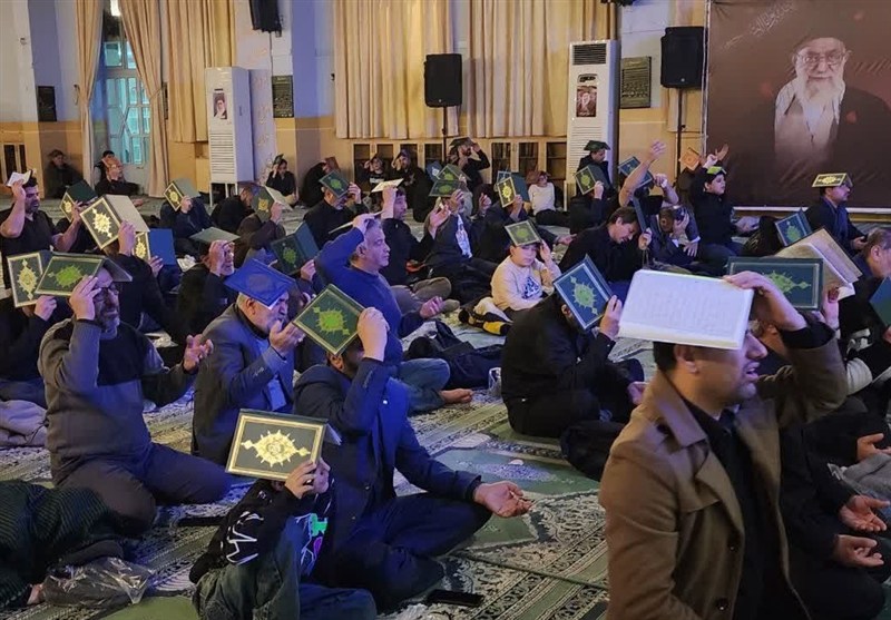 طنین الهی العفو در آسمان غرب استان تهران +تصویر اخبار بهارستان , شبهای قدر ,