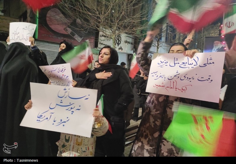 عزاداری هیئت فاطمیون زنجان در شب هفتم امام شهید