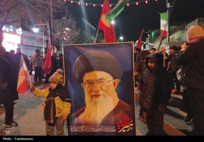 عزاداری هیئت فاطمیون زنجان در شب هفتم امام شهید