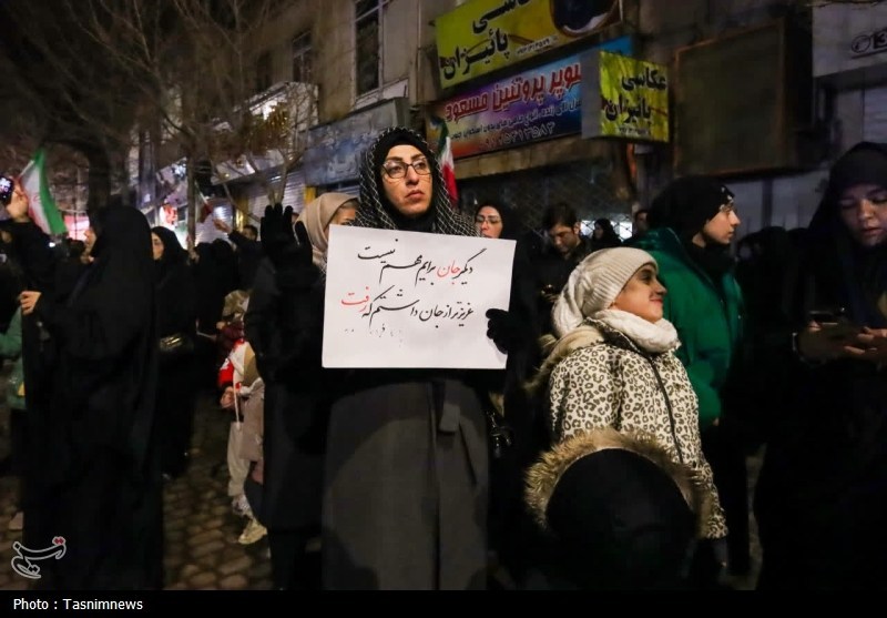 عزاداری هیئت فاطمیون زنجان در شب هفتم امام شهید