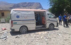 عیادت رئیس علوم پزشکی آبادان از پرستار مجروح در حمله  رژیم صهیونی