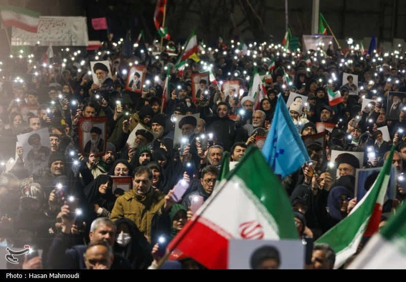 میدان ساعت زیر پرچم وفاداری به قائد شهید امام خامنهای شهید امام خامنه ای (ره) , شهید , اخبار تبریز , آذربایجان شرقی , اخبار استان آذربایجان شرقی ,