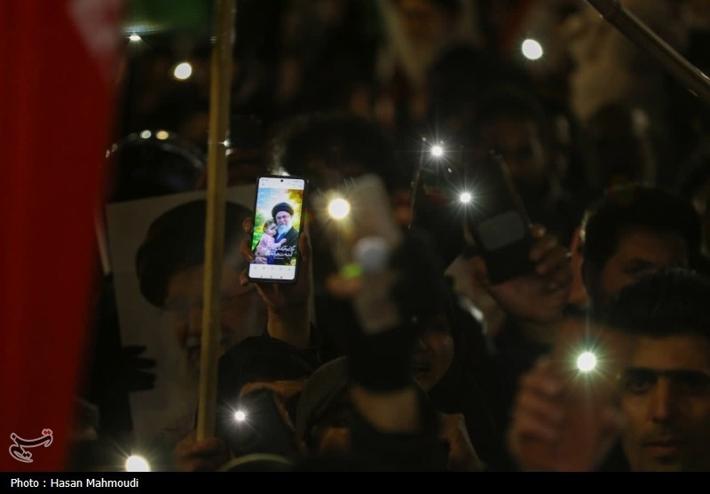 میدان ساعت زیر پرچم وفاداری به قائد شهید امام خامنهای شهید امام خامنه ای (ره) , شهید , اخبار تبریز , آذربایجان شرقی , اخبار استان آذربایجان شرقی ,