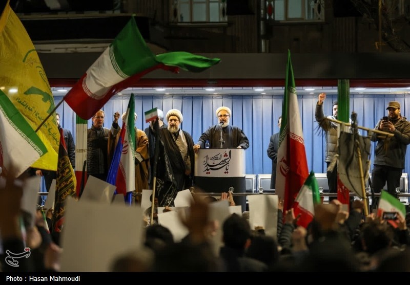 میدان ساعت زیر پرچم وفاداری به قائد شهید امام خامنهای شهید امام خامنه ای (ره) , شهید , اخبار تبریز , آذربایجان شرقی , اخبار استان آذربایجان شرقی ,